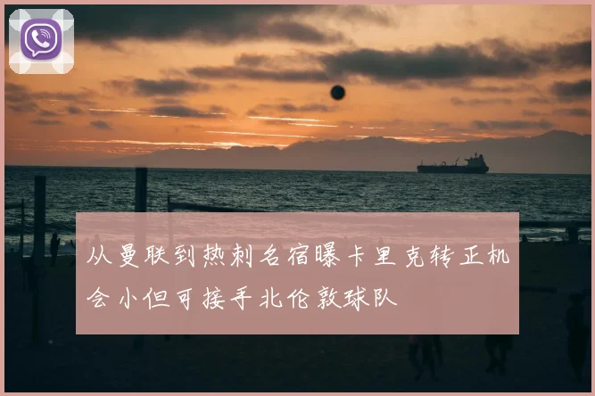 从曼联到热刺名宿曝卡里克转正机会小但可接手北伦敦球队